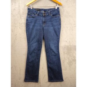 Lee Modern Series Jeans Womens 12 Short Blue Curvy Fit Bootcut Stretch Denim